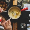 Regional fondue in the Fonduestübli